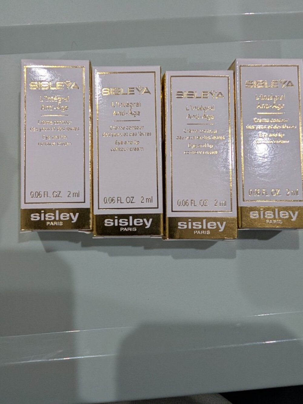 Sisley Paris eye and lip contour cream travel size set